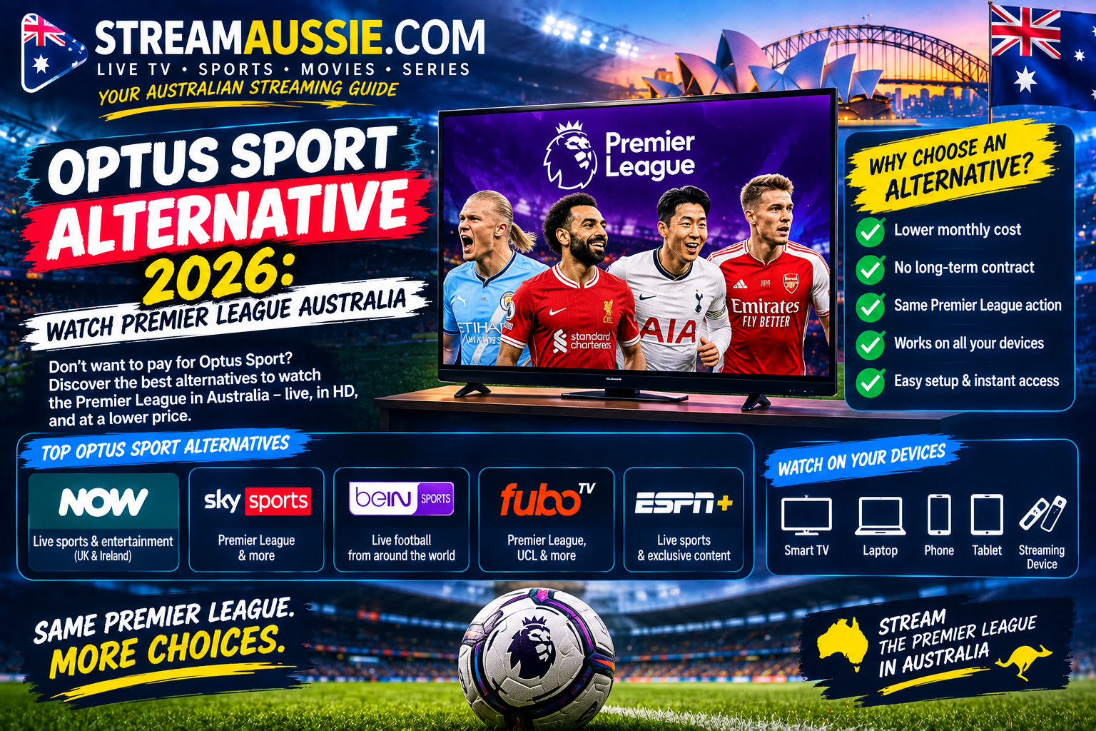 Optus Sport Alternative 2026